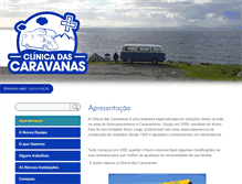 Tablet Screenshot of clinicadascaravanas.com